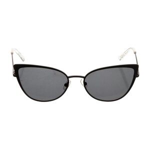 Vera Wang Black Cat-Eye Sunglasses